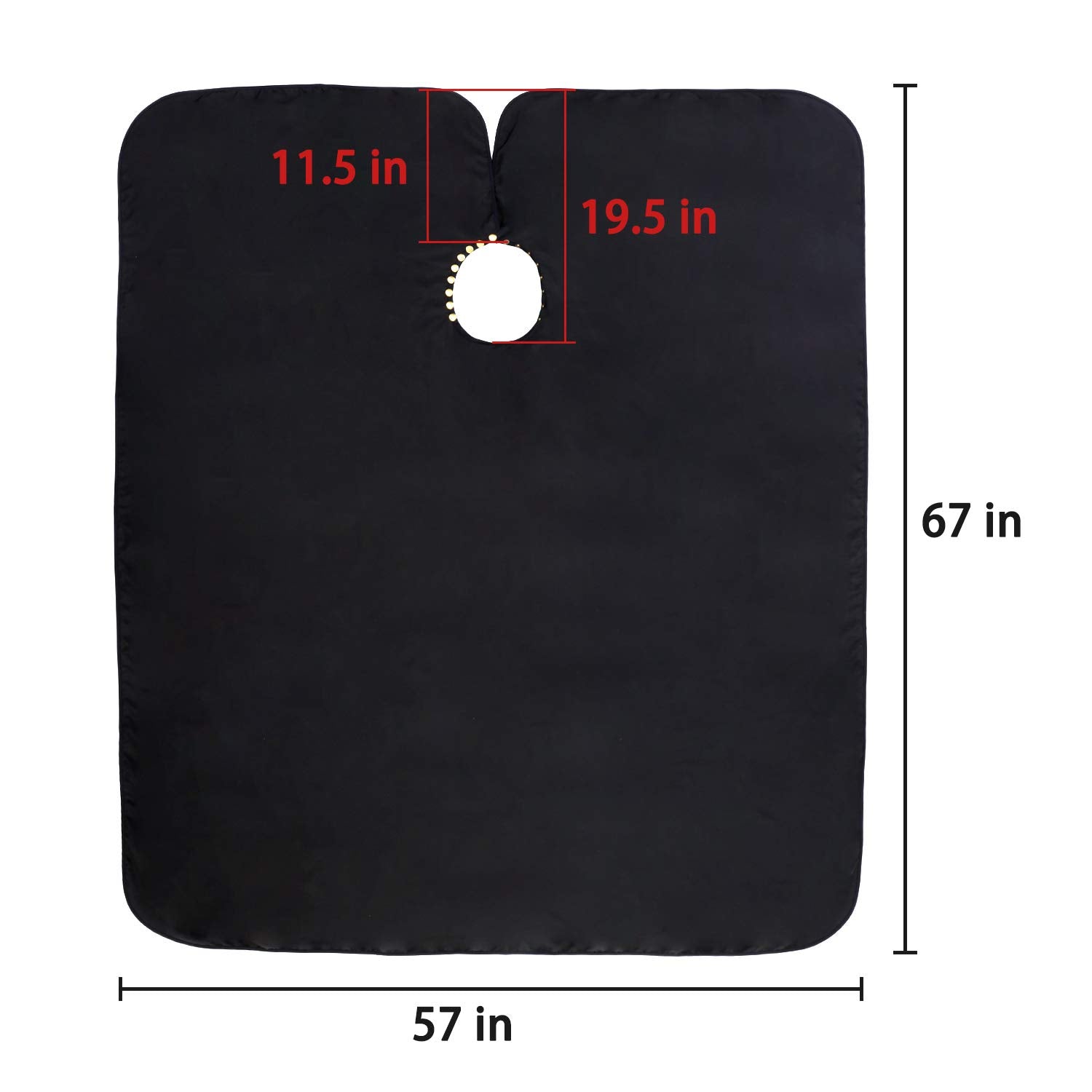 Oak Leaf cape ideal for salon workflows, including dye, perms, and cutting tasks.