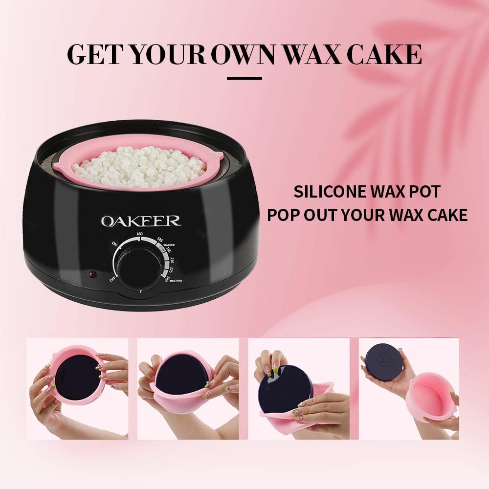 OAKEER eyebrow and nose wax applicators for delicate facial areas.