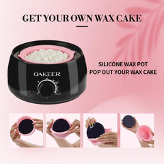 OAKEER eyebrow and nose wax applicators for delicate facial areas.