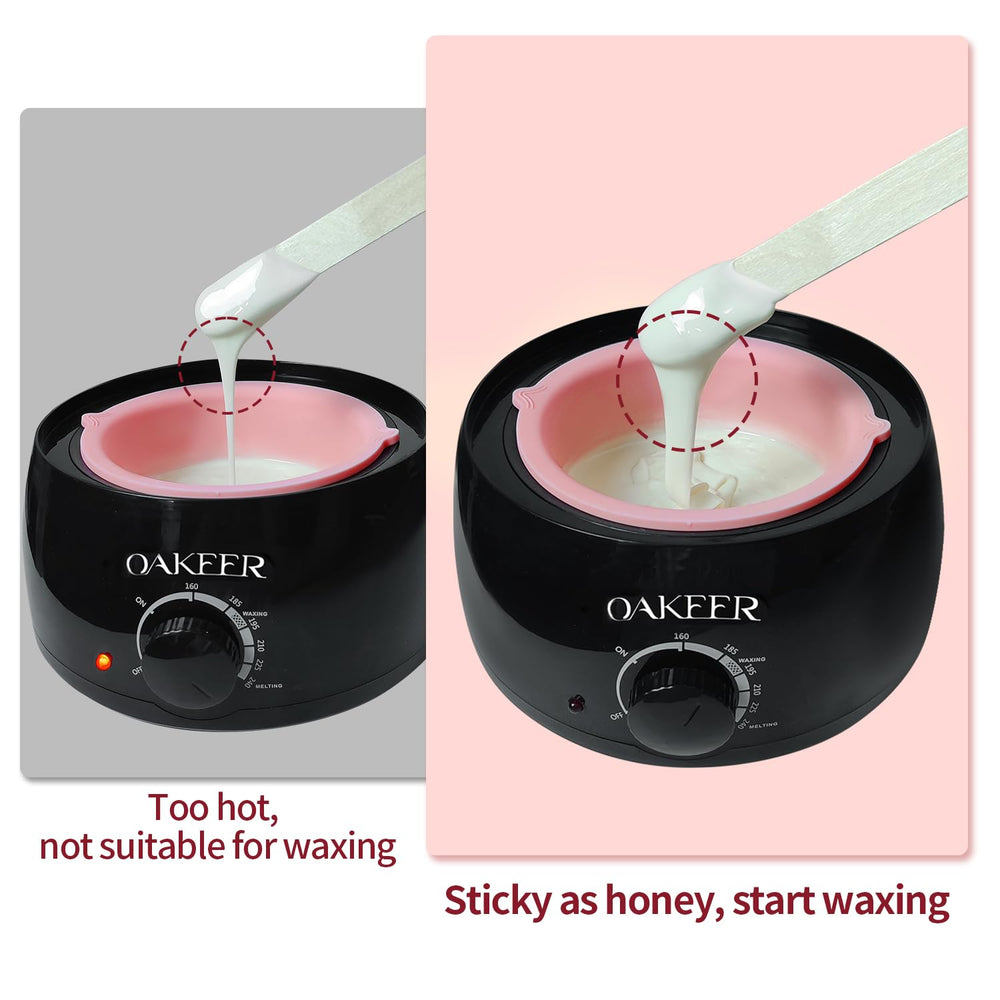 OAKEER full body waxing kit contents to start confidently.