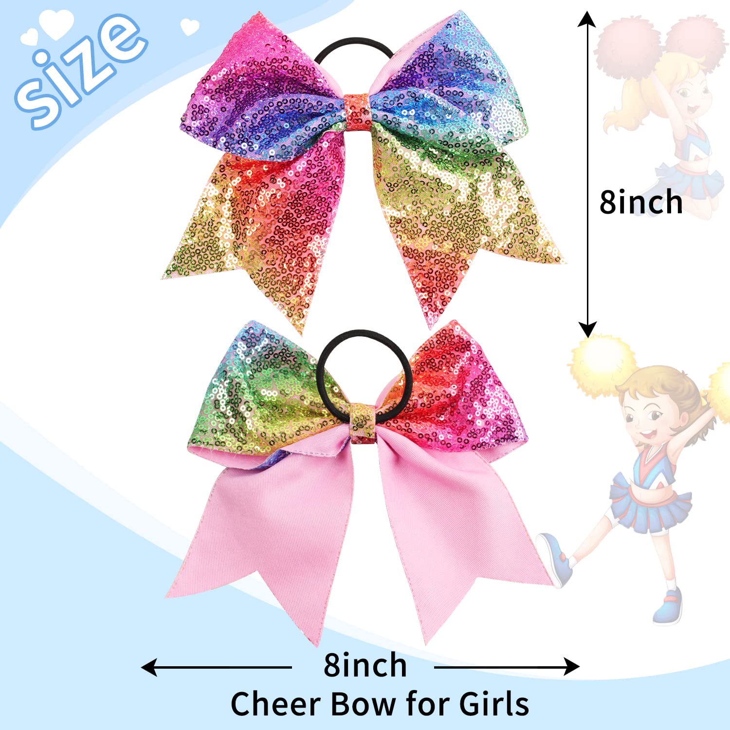 Oaooleer 12pcs bow set packaging highlights value for teams and gifts.