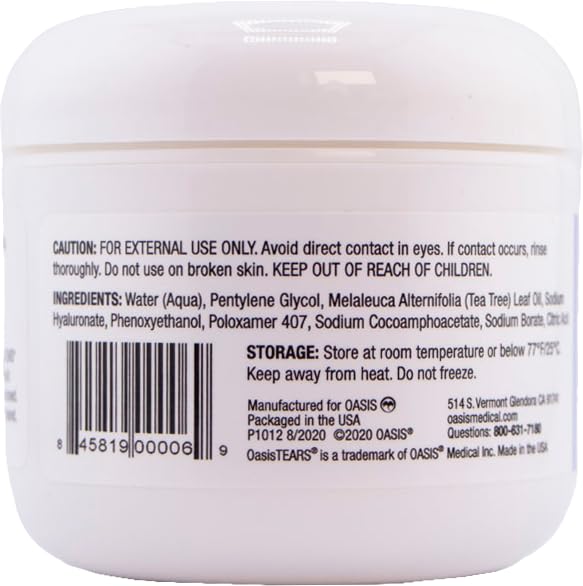 Oasis LID & LASH wipes purify by removing debris and oils around eyes.