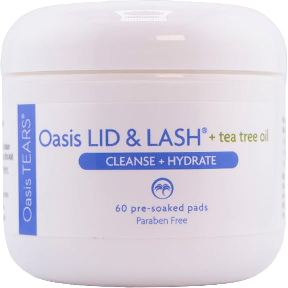 Oasis LID & LASH wipes provide hyaluronic hydration for refreshed skin around eyes.