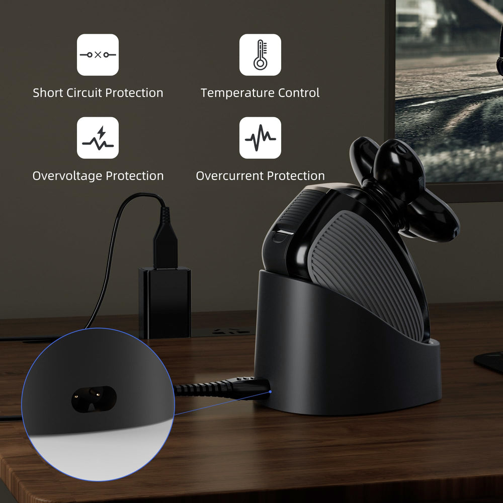 oatxtorpor charging dock spill-resistant design for damp bathroom spaces