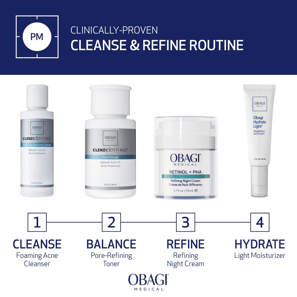 Menthol cooling in Obagi CLENZIderm Daily Care Cleanser for refreshing feel