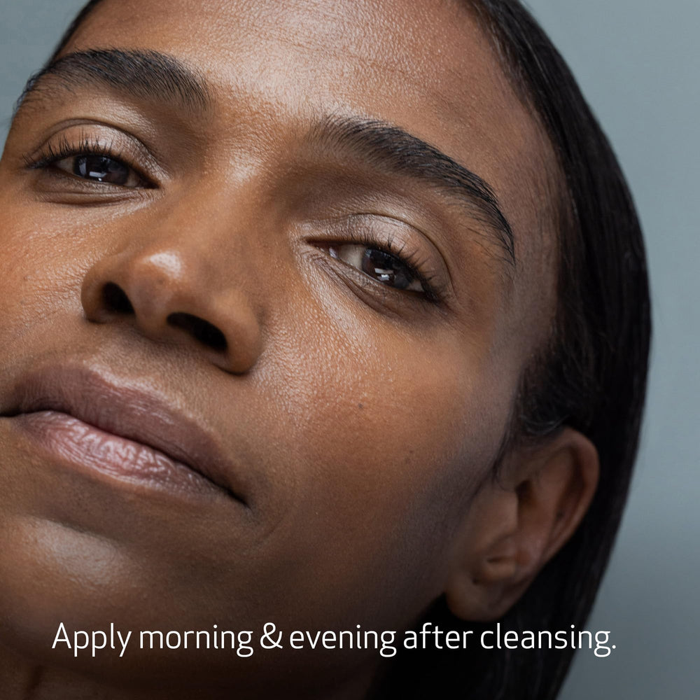 Obagi Daily Hydro-Drops eye-area radiance after application.