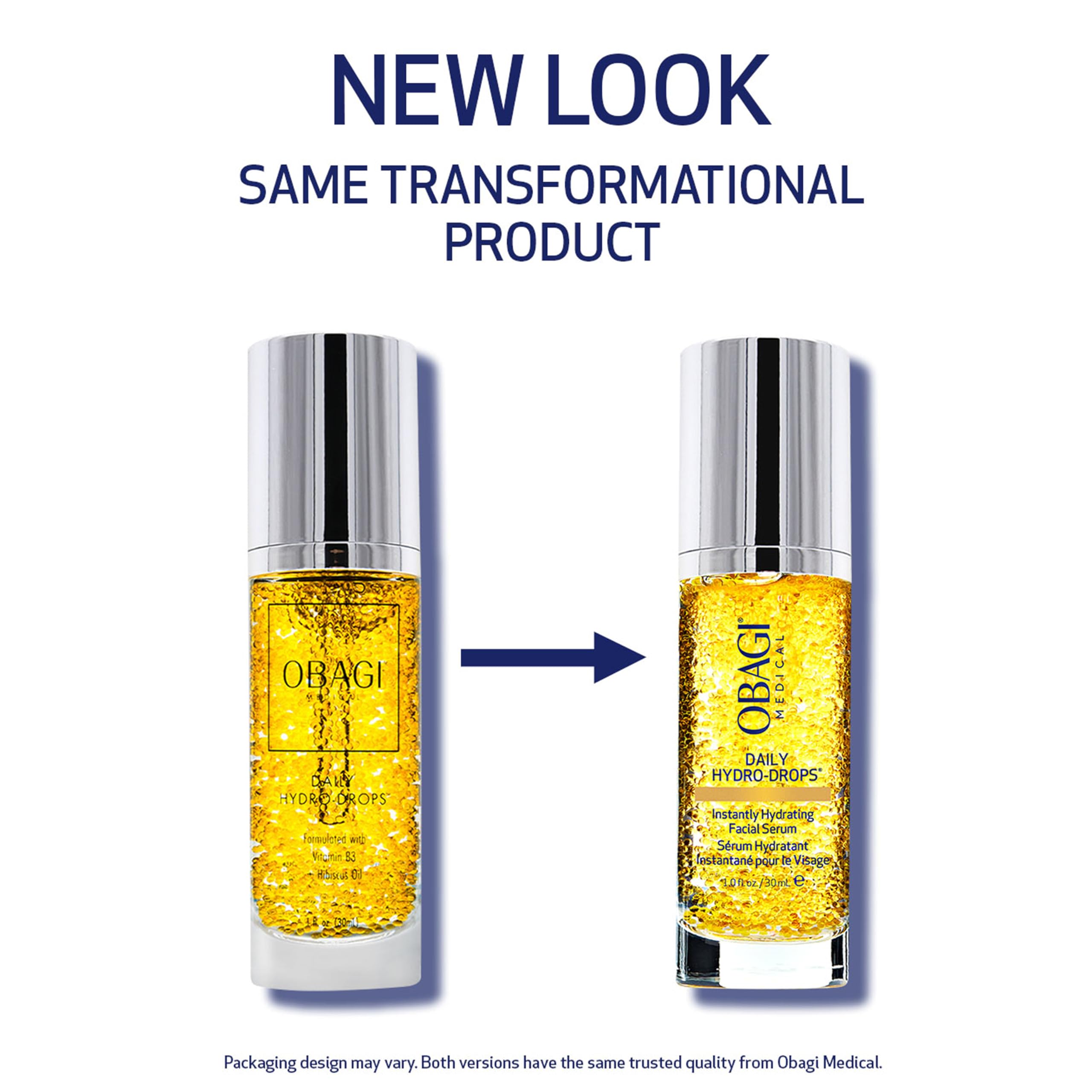 Obagi Daily Hydro-Drops pump application shows smooth dispensing for layering