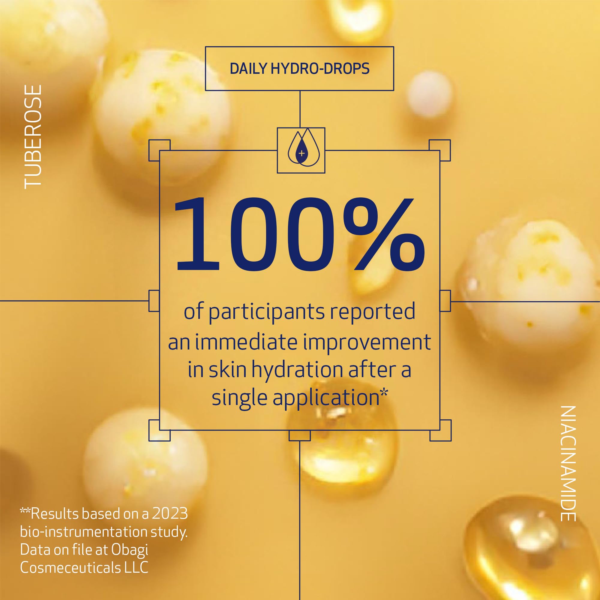 Obagi Daily Hydro-Drops under-eye area appears more awake.