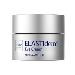 Obagi ELASTIderm Eye Cream packaging showcases premium eye-area care for smoother-looking skin.