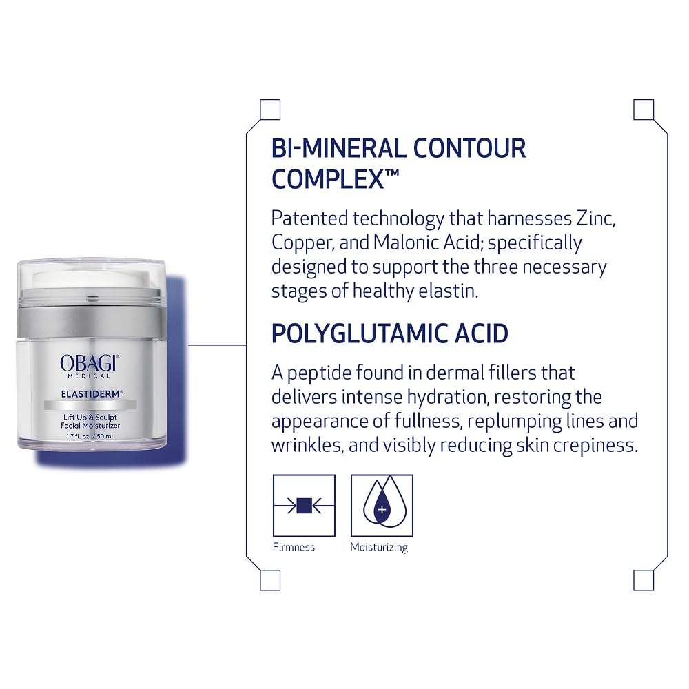 Obagi ELASTIderm packaging box close-up with product name.