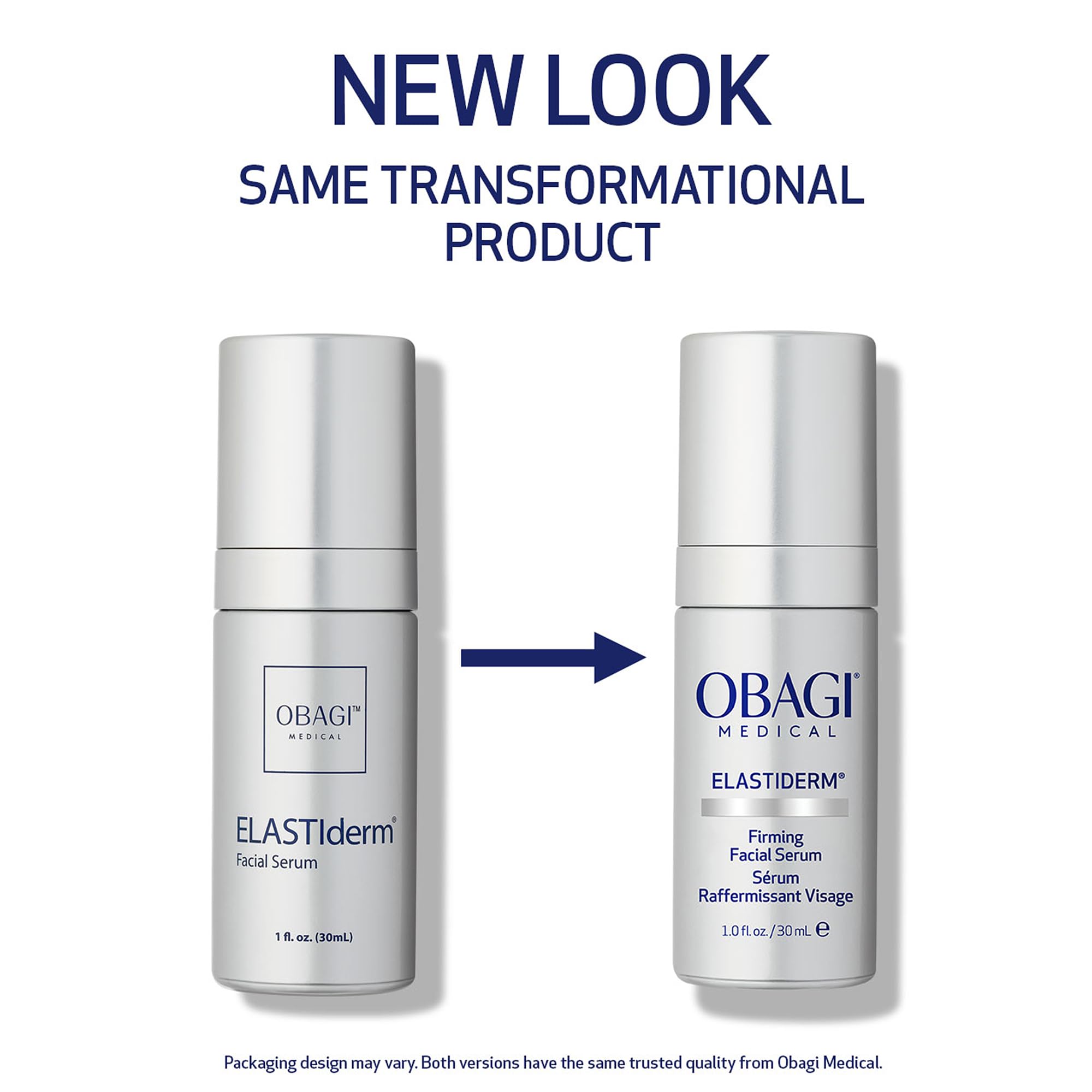 Obagi ELASTIderm Serum application demonstrates easy, targeted use to support elasticity.