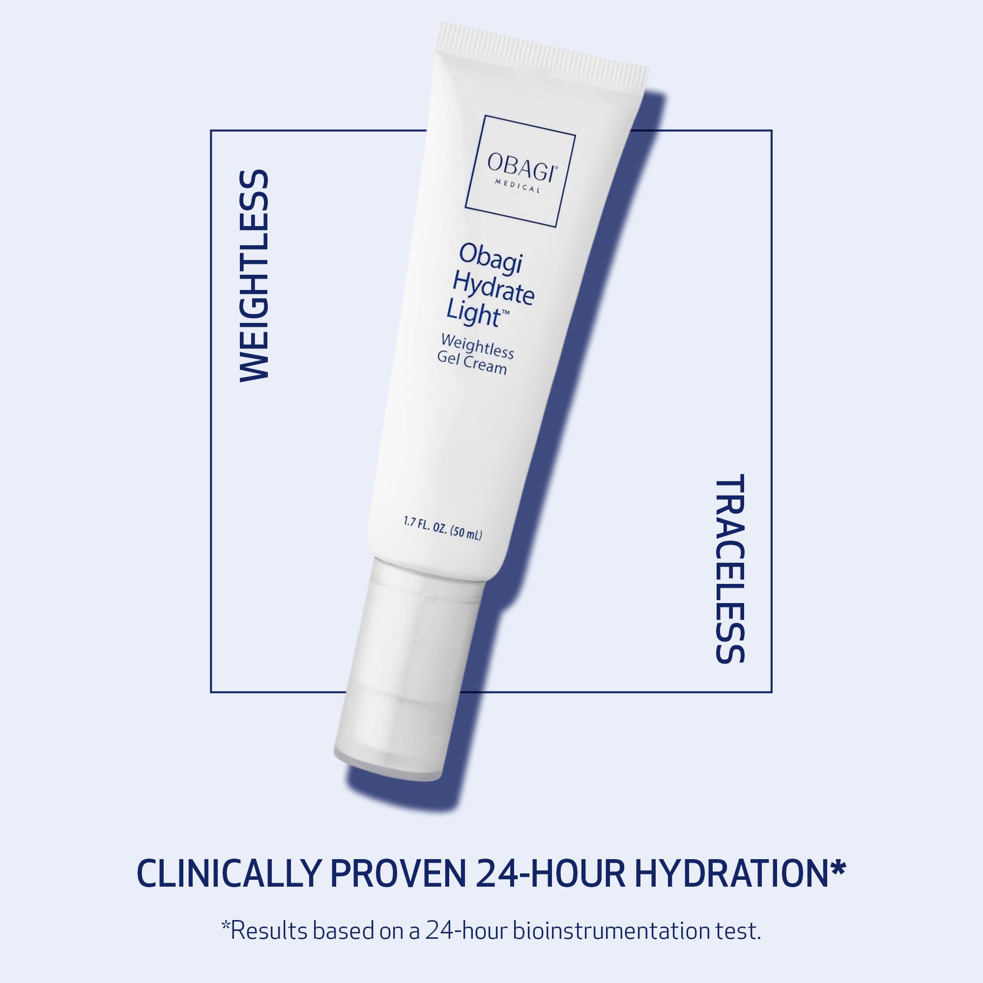 Obagi Hydrate tara-seed-extract visual underscores moisture retention for supple skin.
