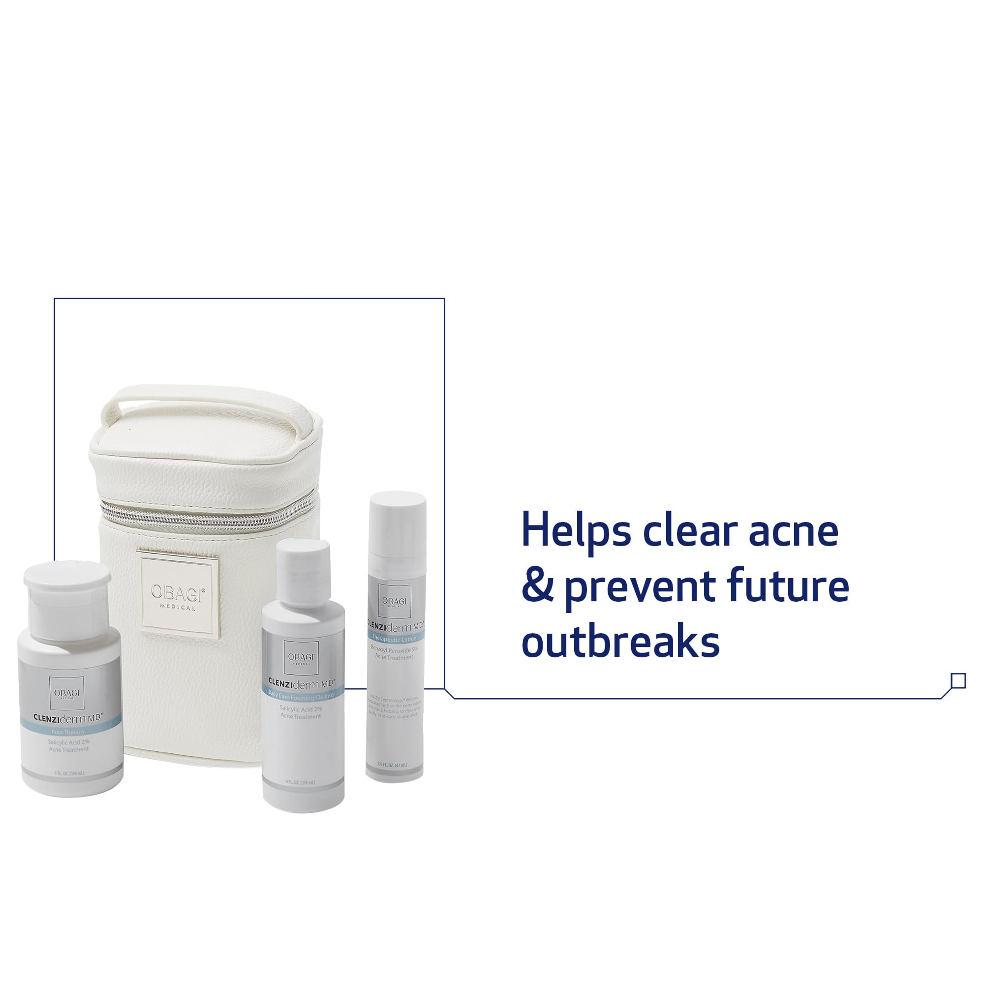 Obagi System packaging image offers a quick glance at the 3-step routine