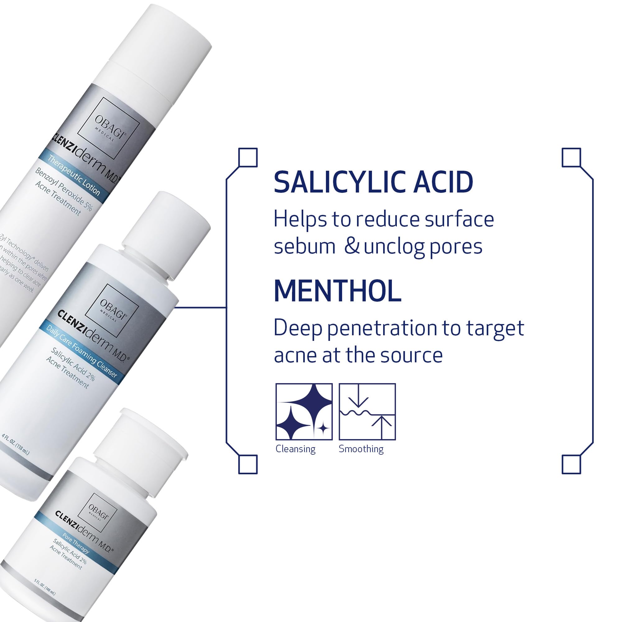 Obagi step-by-step routine shot communicates a simple morning skincare ritual