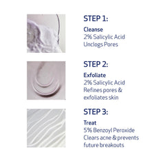 Obagi Clenziderm toner exfoliating bottle shows 2% BHA refining pores