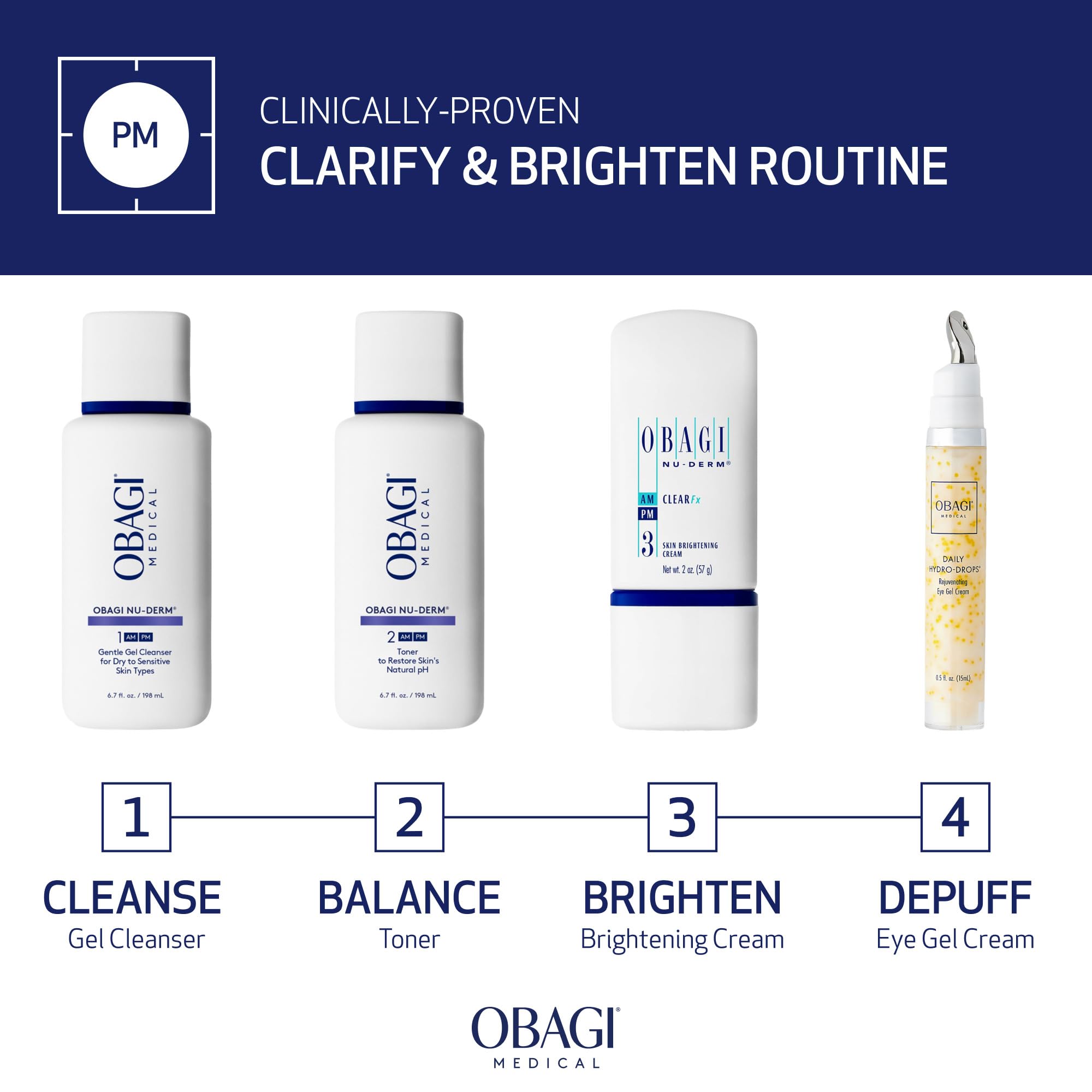 Obagi Medical Nu-Derm Clear Fx cream texture close-up illustrating smooth application.