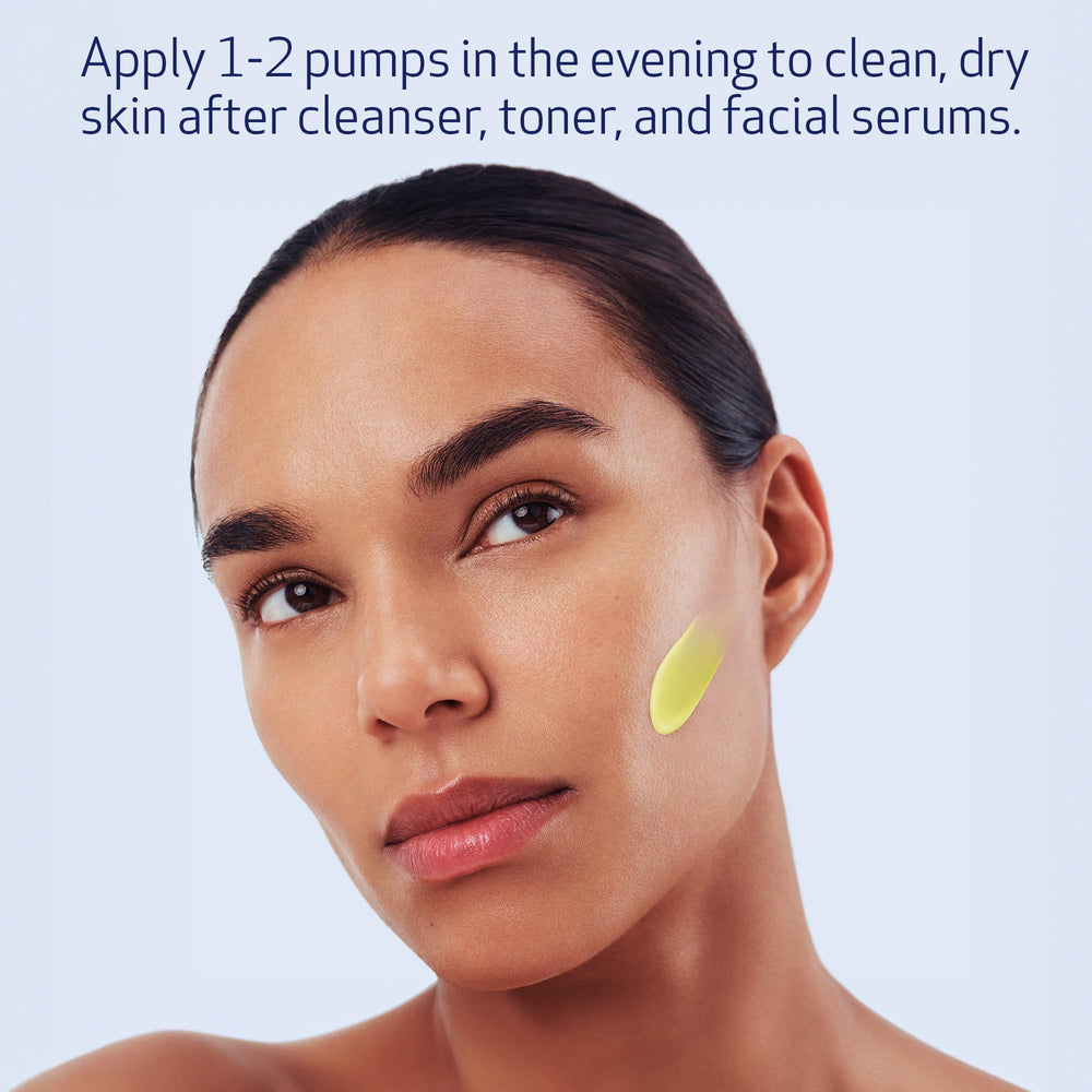 Obagi Retinol + PHA night cream on bathroom shelf during evening ritual.