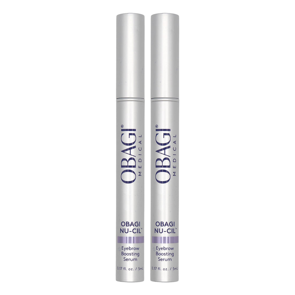Obagi Nu-Cil eyebrow serum bottle front for fuller brows