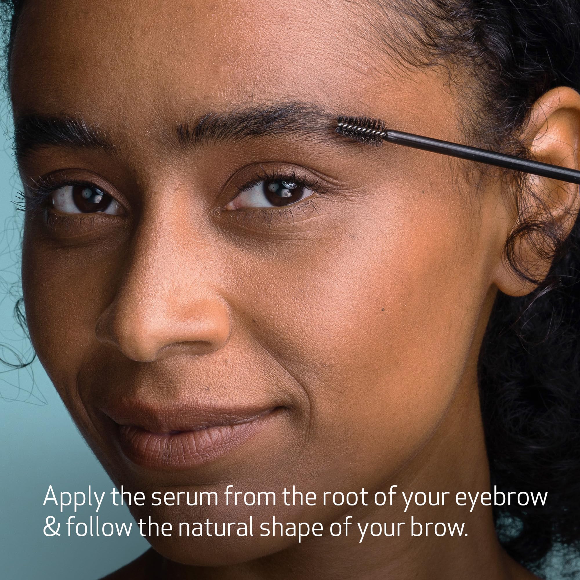 Obagi Nu-Cil eyebrow serum closeup texture reveals lightweight absorption