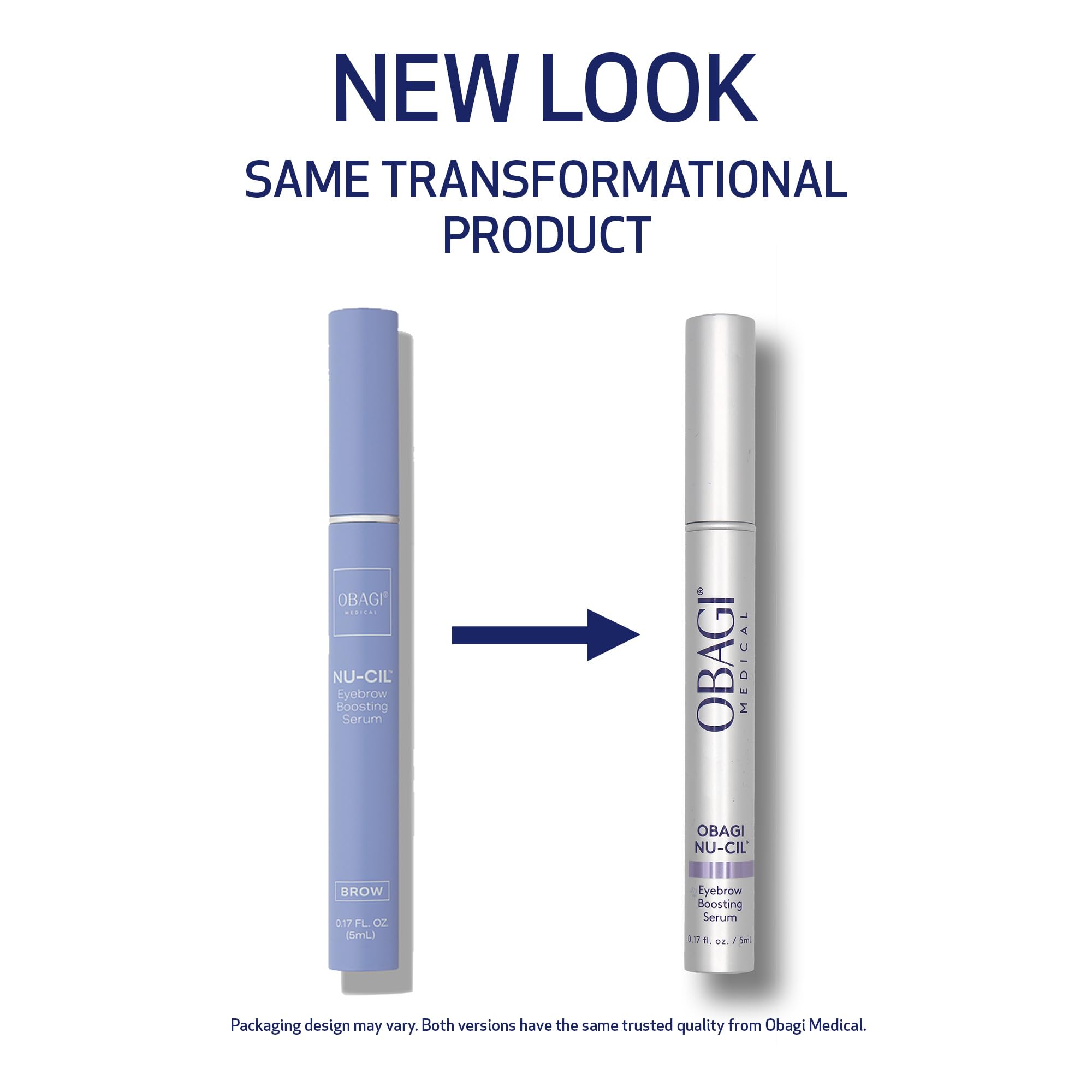 Obagi Nu-Cil applicator brush image highlights easy daily brow application