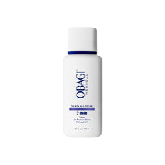 Obagi Nu-Derm Face Toner bottle showing alcohol-free formula for balanced skin pH.