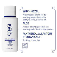 Healthy-looking complexion after using Obagi Nu-Derm Face Toner.