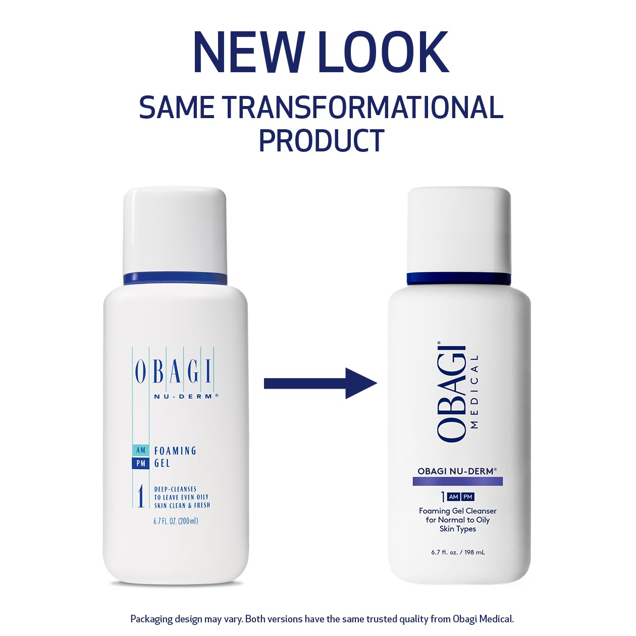 Obagi Nu-Derm Foaming Gel foam lather on skin for a refreshed look.