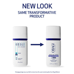 Obagi Nu-Derm Toner being poured onto a cotton pad for prep.