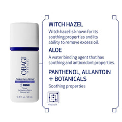 Obagi Nu-Derm Toner travel size bottle ready for on-the-go routine.