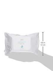 Obagi On the Go Cleansing Wipes ingredients label showing dermatologist-tested formula