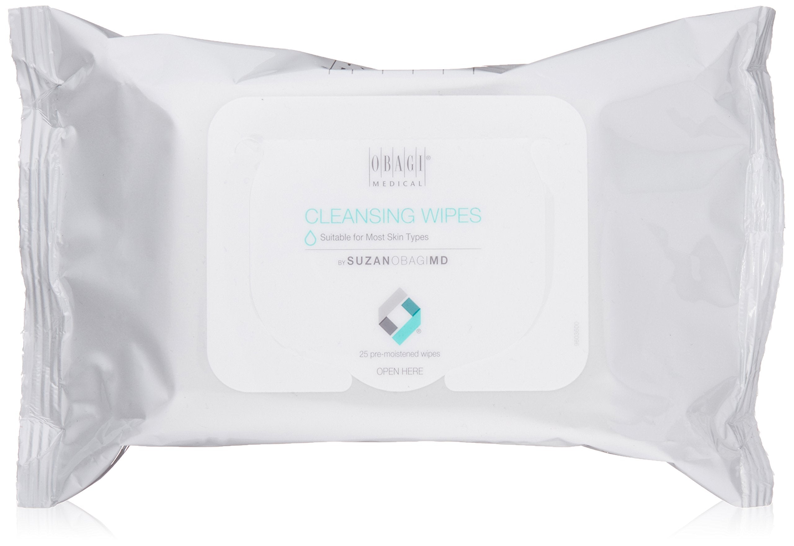 Obagi On the Go Cleansing Wipes pack for quick skin refresh and makeup removal