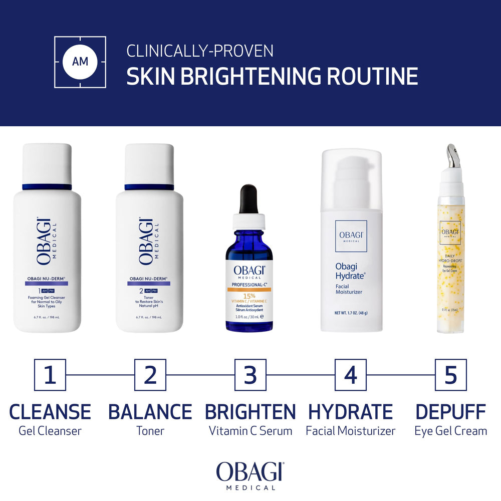 Obagi Professional-C 15% serum packaging box conveys premium dermatologist tested skincare