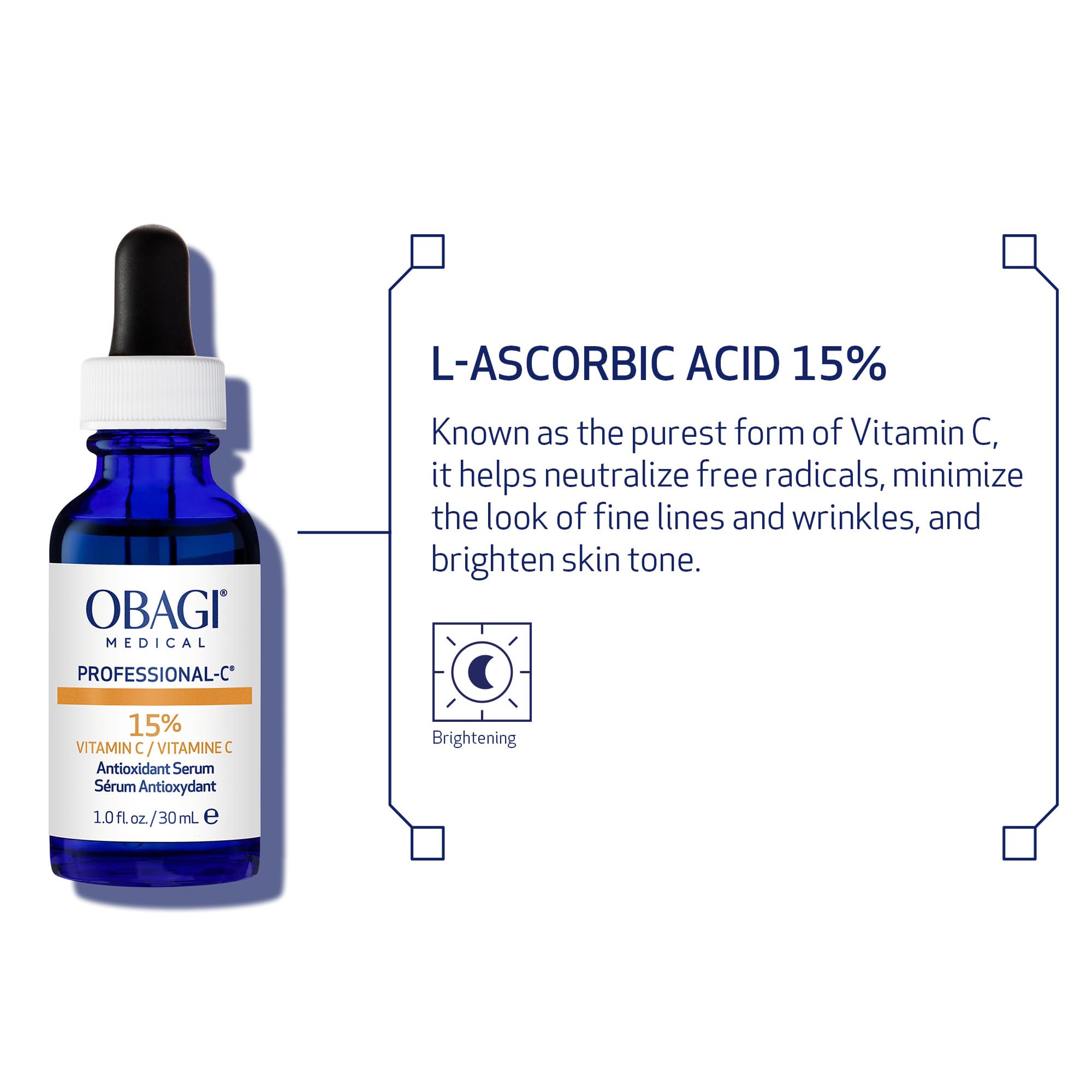 Obagi Medical Professional-C 15% Serum on hand shows smooth texture and comfortable application.