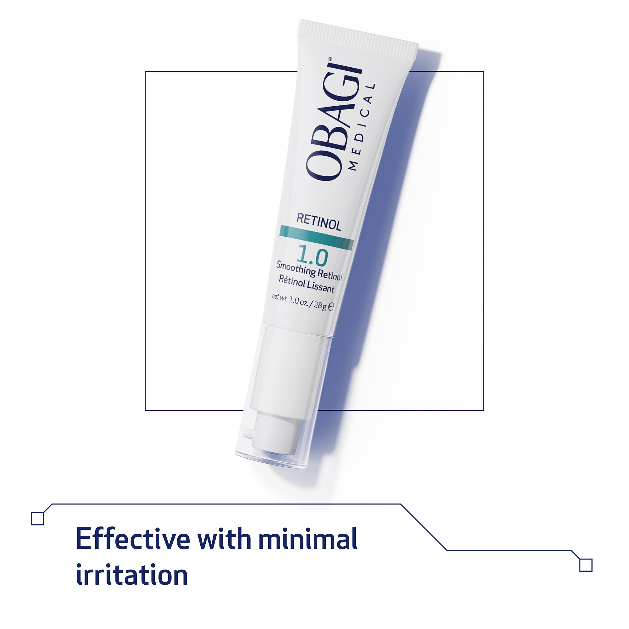 Obagi360 Retinol 1.0 Cream daily care with routine visuals