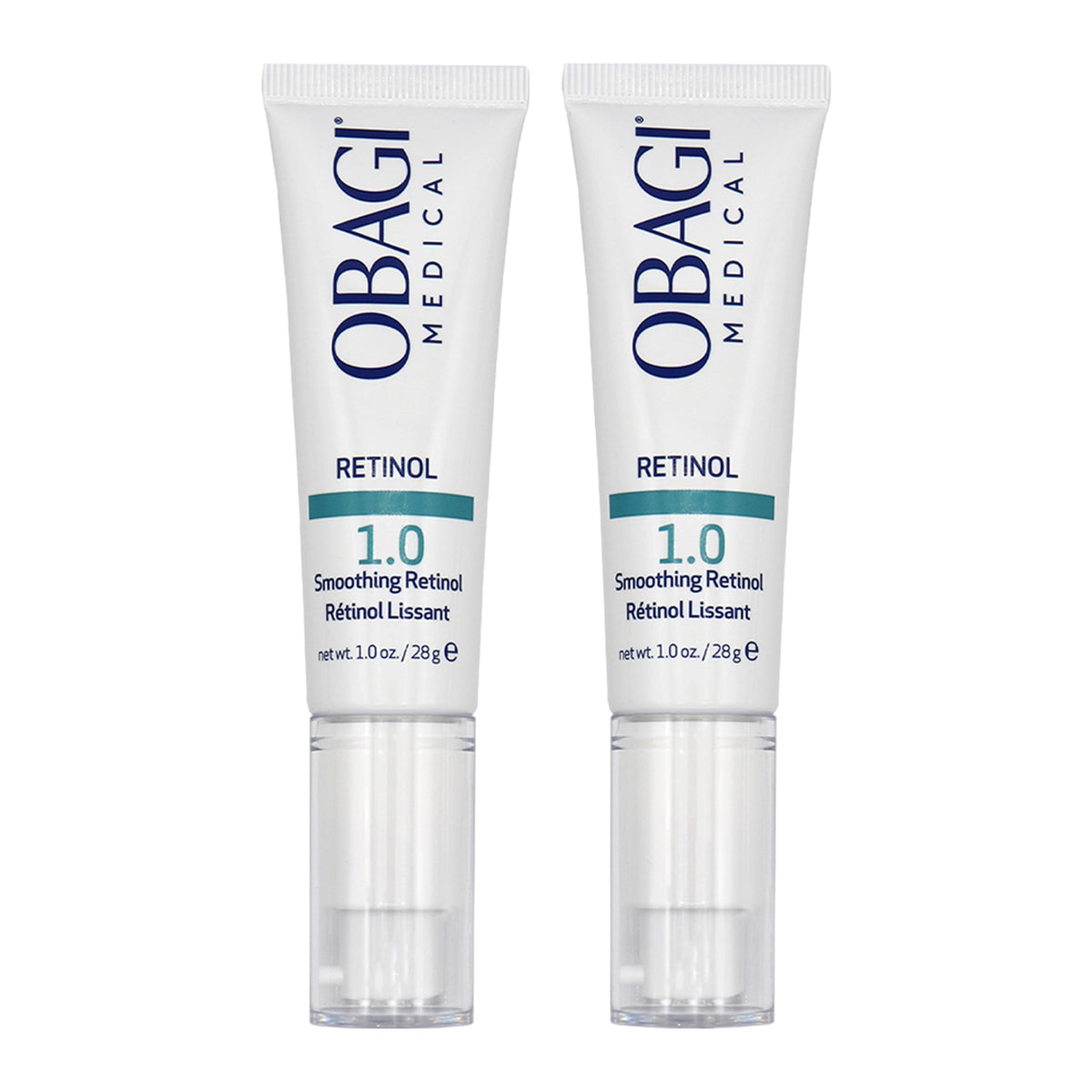 Obagi360 Retinol 1.0 Cream tube closeup highlights daily retinol use