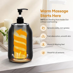 obecilc massage oil warmer 360-degree heating for even warmth