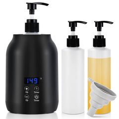 obecilc massage oil warmer with dual bottles for spa-grade warmth