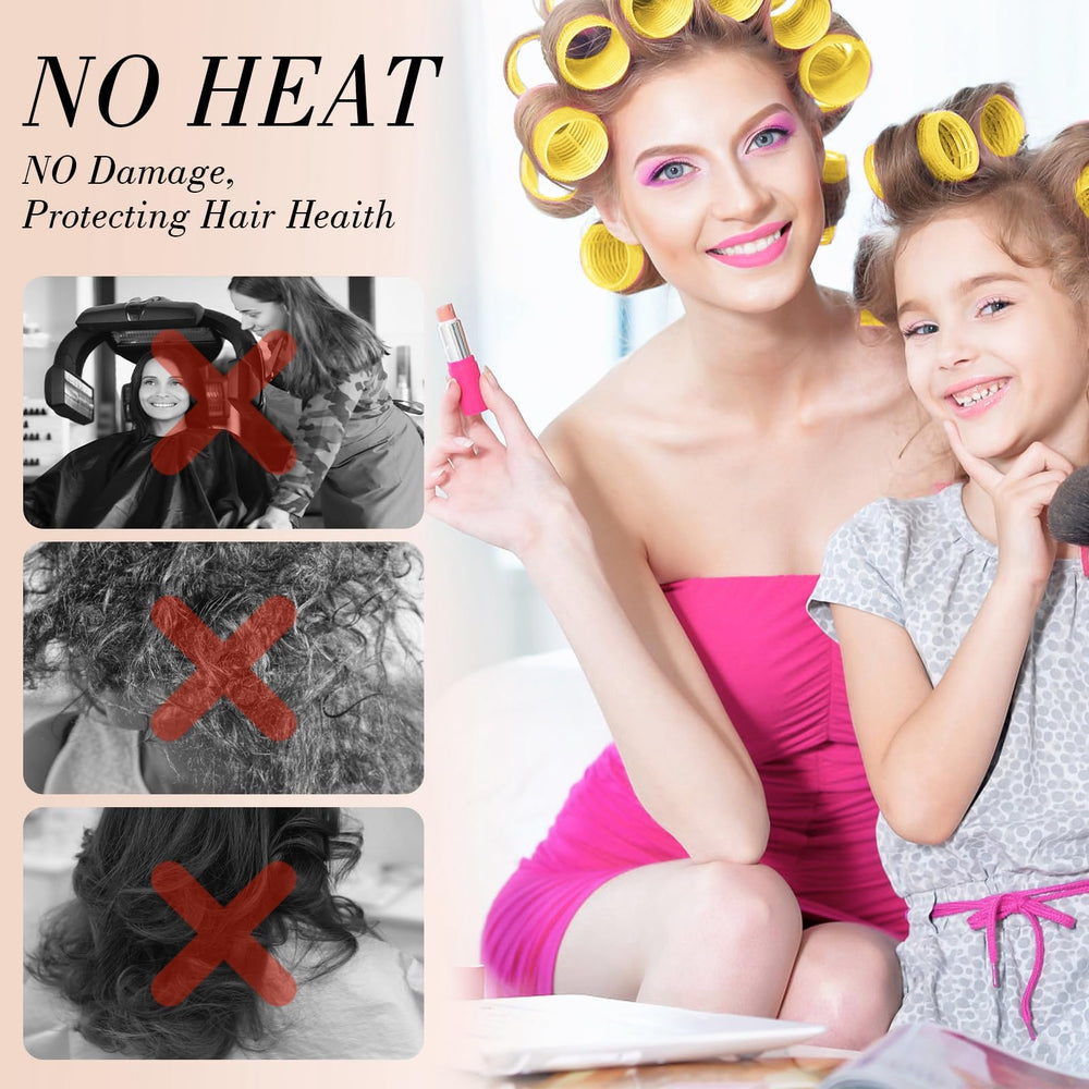 Obeoby small 1 inch rollers for tight curls and bangs.