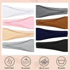 obeoby headbands for women back-knotted design offers versatile styling for exercise and casual wear
