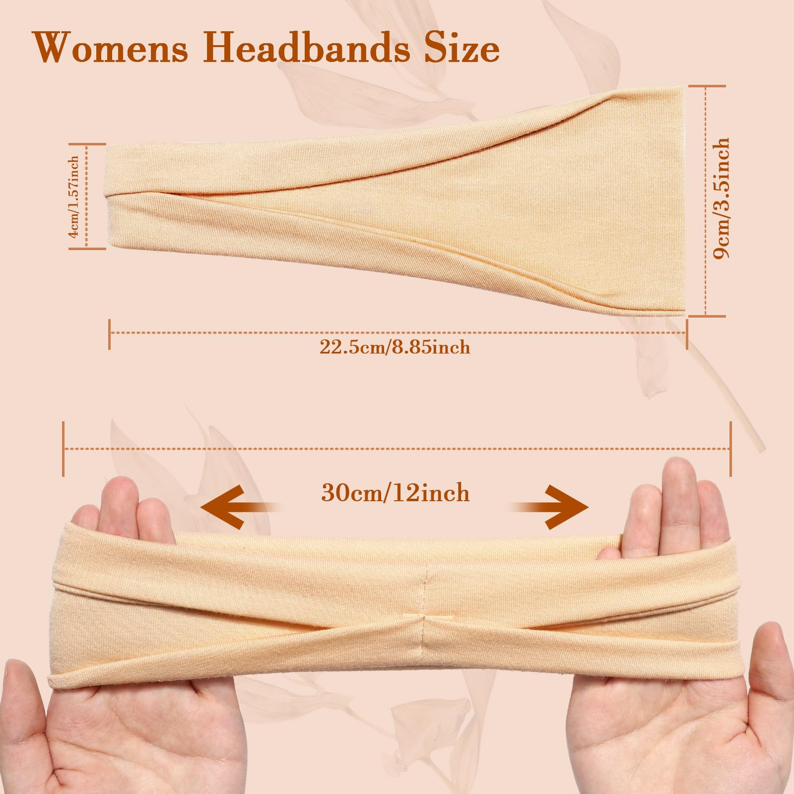 obeoby headbands for women 8pack solid colors lets you match any outfit and activity
