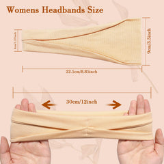 obeoby headbands for women 8pack solid colors lets you match any outfit and activity