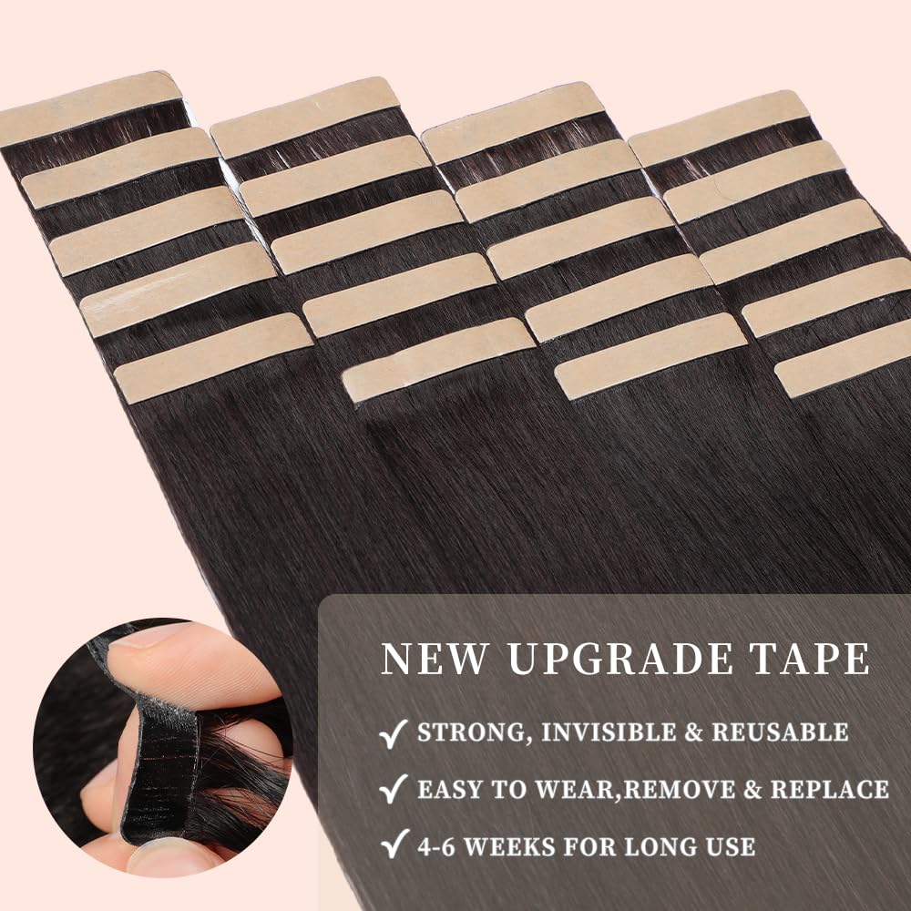OBHD long-wear tape-ins tested for 4-6 week wear.