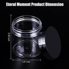 OBKJJ BPA-free PET material containers for safe contents and light-weight use.