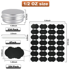 OBKJJ marker set included, makes quick labeling on tins simple and precise.