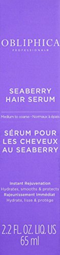 Obliphica Seaberry serum drop closeup highlights precise dosing for smooth ends.