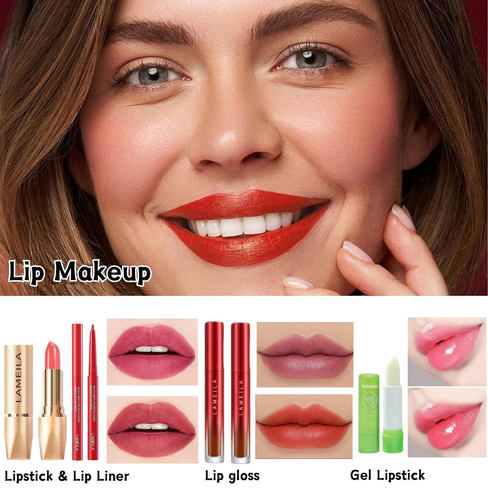 Obmyllax lipsticks collection close-up demonstrates bold color payoff and variety.