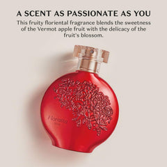 O BOTICARIO Floratta Red cap detail highlights refined packaging and easy spray application.
