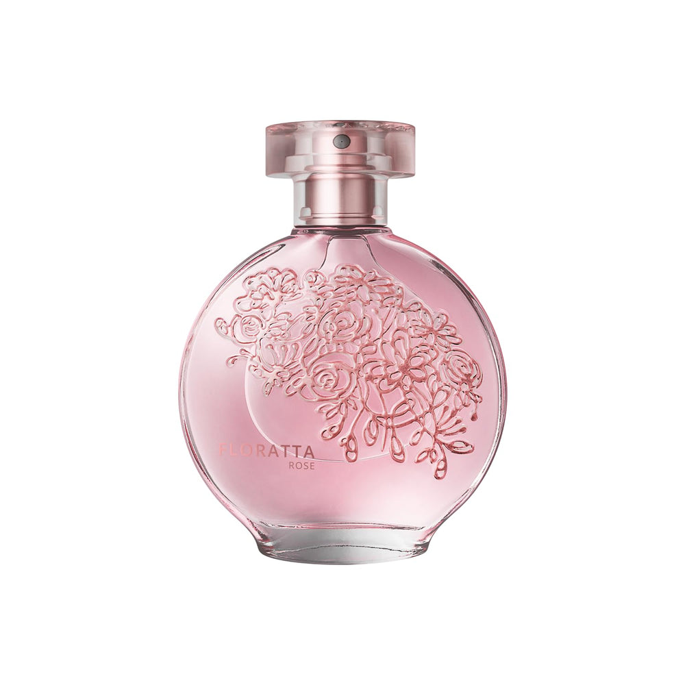 O Boticário Floratta Rose EDT bottle with an elegant design for daily wear.