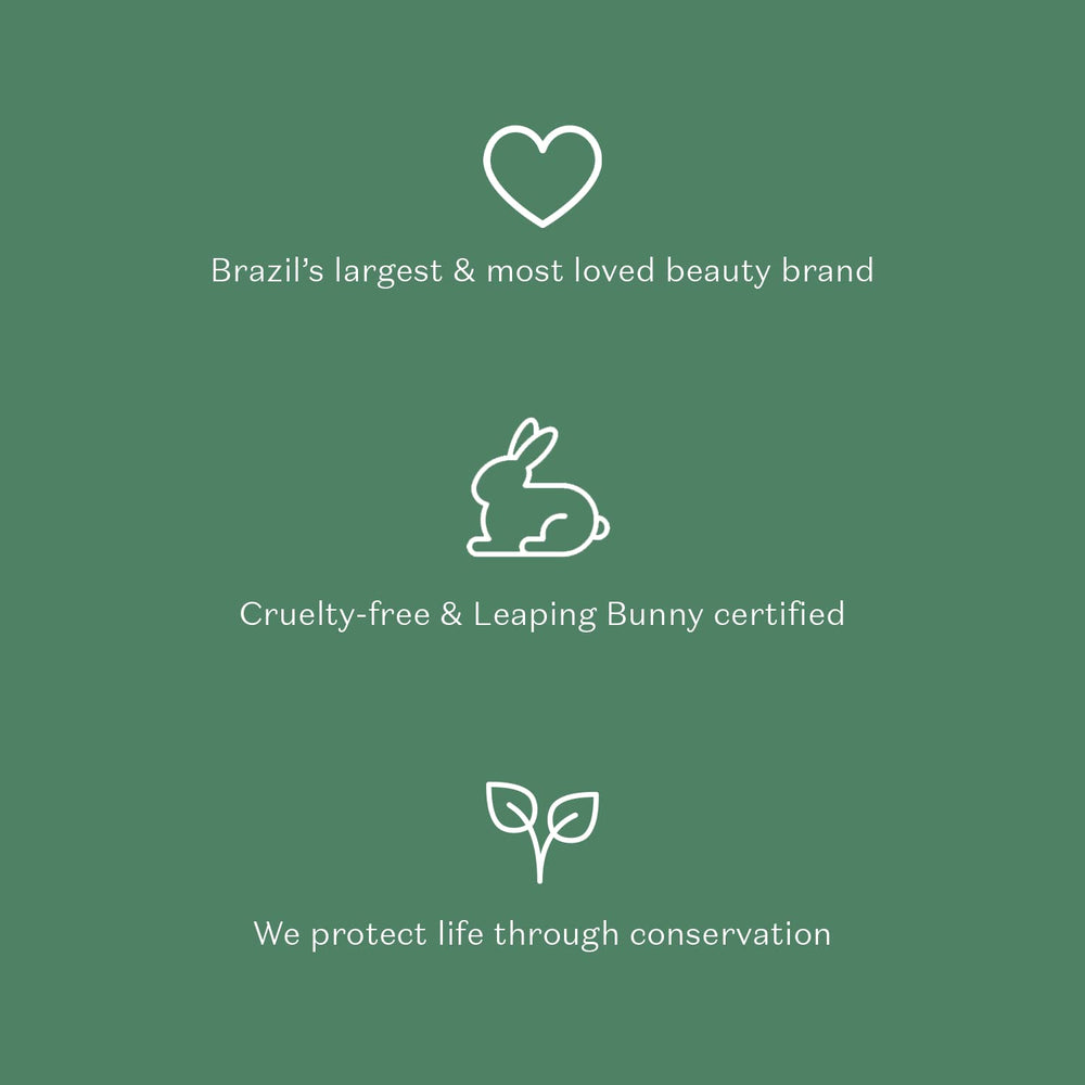 Cruelty-free commitment reflected in Floratta Rose labeling and feel.