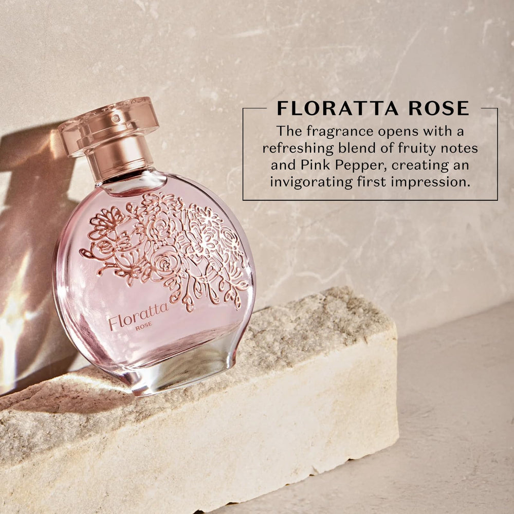 Floratta Rose packaging design exudes elegant, gift-ready presentation.